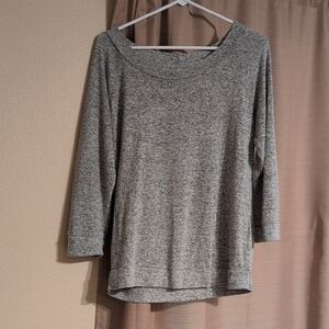 Mix Heather Gray Top Size Large